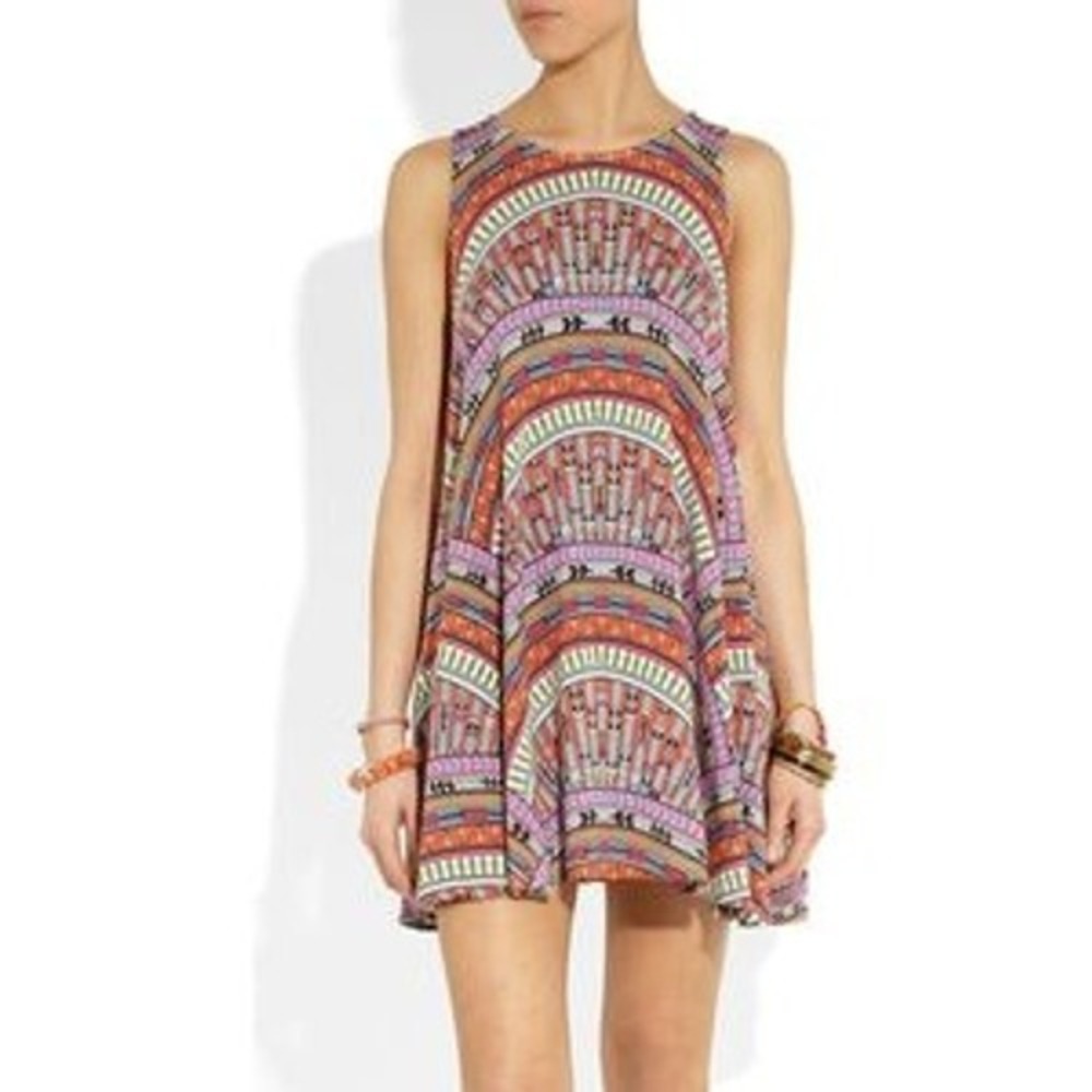 Mara‎ Hoffman Swim Coverup Tunic Mini Dress Stretch Jersey Knit Sleeveless Tank